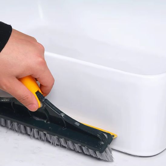 Balais brosse ™ | Brosse rotative à manche long pour le nettoyage des crevettes de sol - Service bati propre