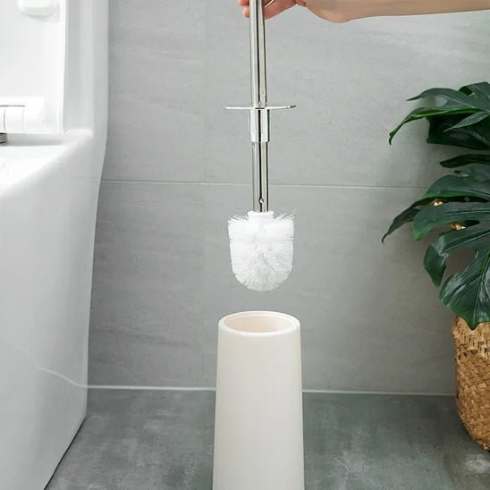 brosse toilette ™ | Brosse toilette dorée nordique - Service bati propre
