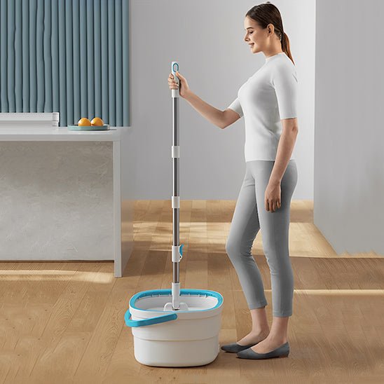 serpillere ™ | Vadrouille rotative à 360 ° avec poignée rétractable réglable - Service bati propre