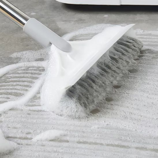 Balais brosse ™ | Brosse rotative à manche long pour le nettoyage des crevettes de sol - Service bati propre