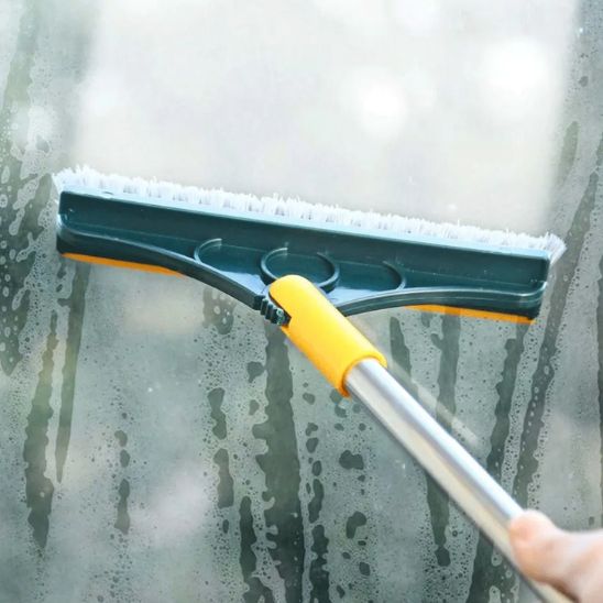 Balais brosse ™ | Brosse rotative à manche long pour le nettoyage des crevettes de sol - Service bati propre