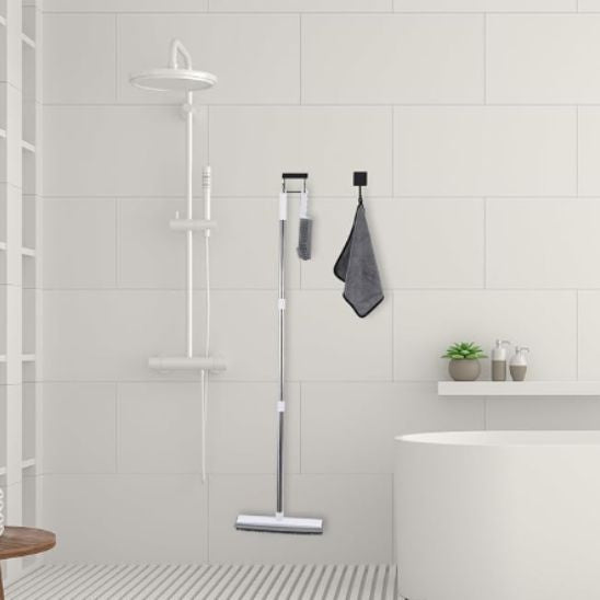 Balais brosse ™ | Balais brosse en silicone à pousser, poils en caoutchouc sans rayures - Service bati propre
