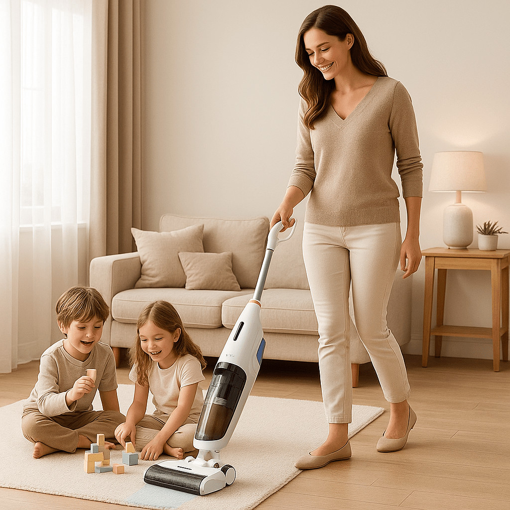 aspirateur laveur sans fil ™ | Vadrouille intelligente sans fil W90 - Service bati propre