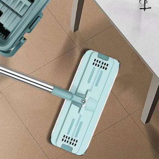 balais serpillère ™ | Balai plat à presser avec tampons en microcarence - Service bati propre