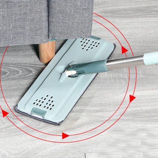 balais serpillère ™ | Balai plat à presser avec tampons en microcarence - Service bati propre