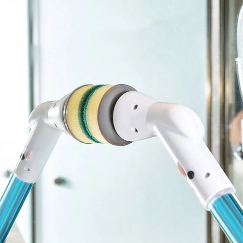 Brosse rotative nettoyage ™ | Épurateur rotatif électrique, brosse de nettoyage de douche sans fil - Service bati propre