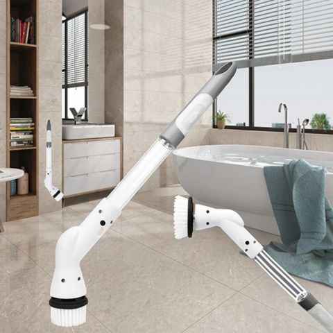 Brosse rotative nettoyage ™ | Épurateur rotatif électrique, brosse de nettoyage de douche sans fil - Service bati propre