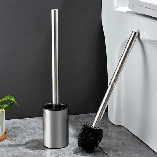 brosse toilette ™ | Brosse toilette en acier inoxydable durable - Service bati propre