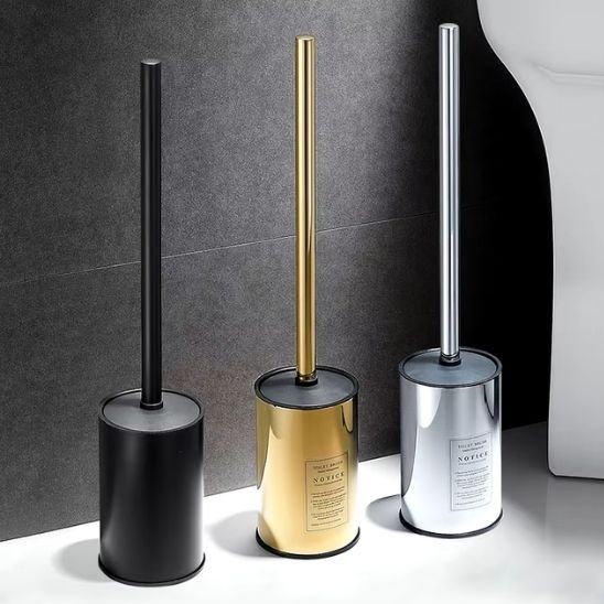 brosse wc ™ | Brosse WC dorée - Service bati propre