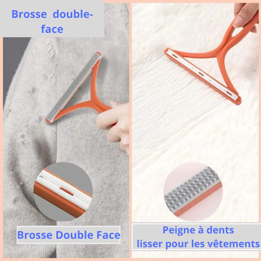 Brosse Anti-poil magique | Maison impeccable et sans poil en un clin d'oeil ! - Clean service