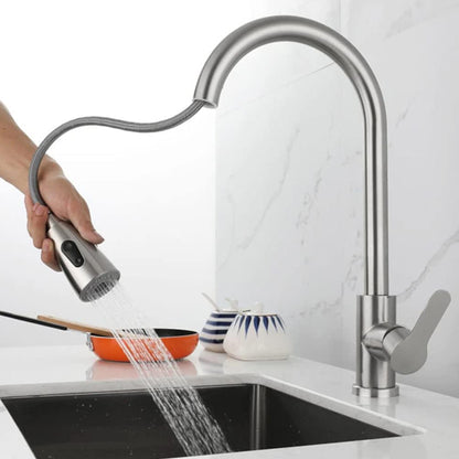 robinet de cuisine ultra moderne dans la cuisine