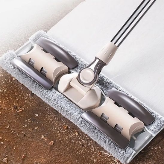 serpillere ™ | Vadrouille plate télescopique pour sol, poignée à 360 degrés - Service bati propre