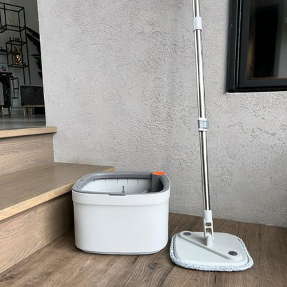 serpillère microfibre ™ | Ensemble de vadrouilles et seaux plats à 360 degrés - Service bati propre
