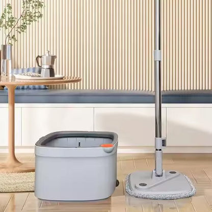 serpillère microfibre ™ | Ensemble de vadrouilles et seaux plats à 360 degrés - Service bati propre