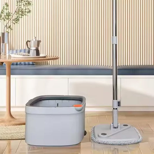 serpillère microfibre ™ | Ensemble de vadrouilles et seaux plats à 360 degrés - Service bati propre