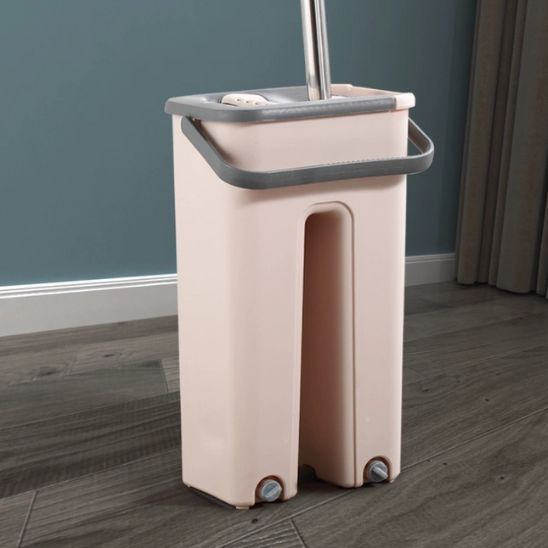 serpilleres microfibres ™ | Ensemble Seau et Balai pour Nettoyage de Plancher - Service bati propre