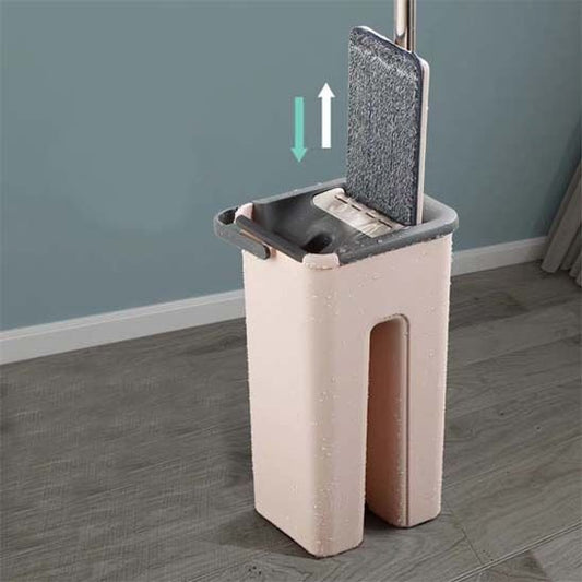 serpilleres microfibres ™ | Ensemble Seau et Balai pour Nettoyage de Plancher - Service bati propre