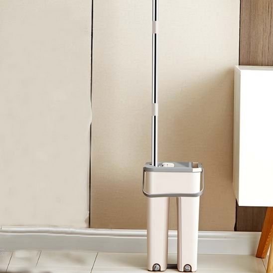 serpilleres microfibres ™ | Ensemble Seau et Balai pour Nettoyage de Plancher - Service bati propre
